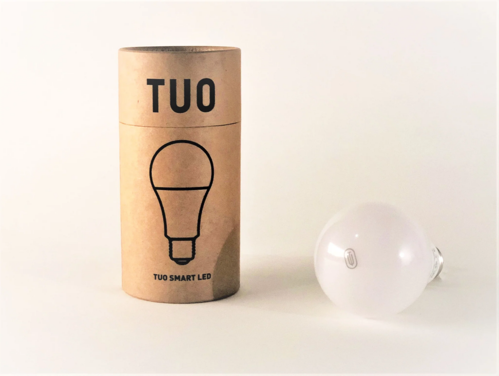 lightbulb with cardboard box